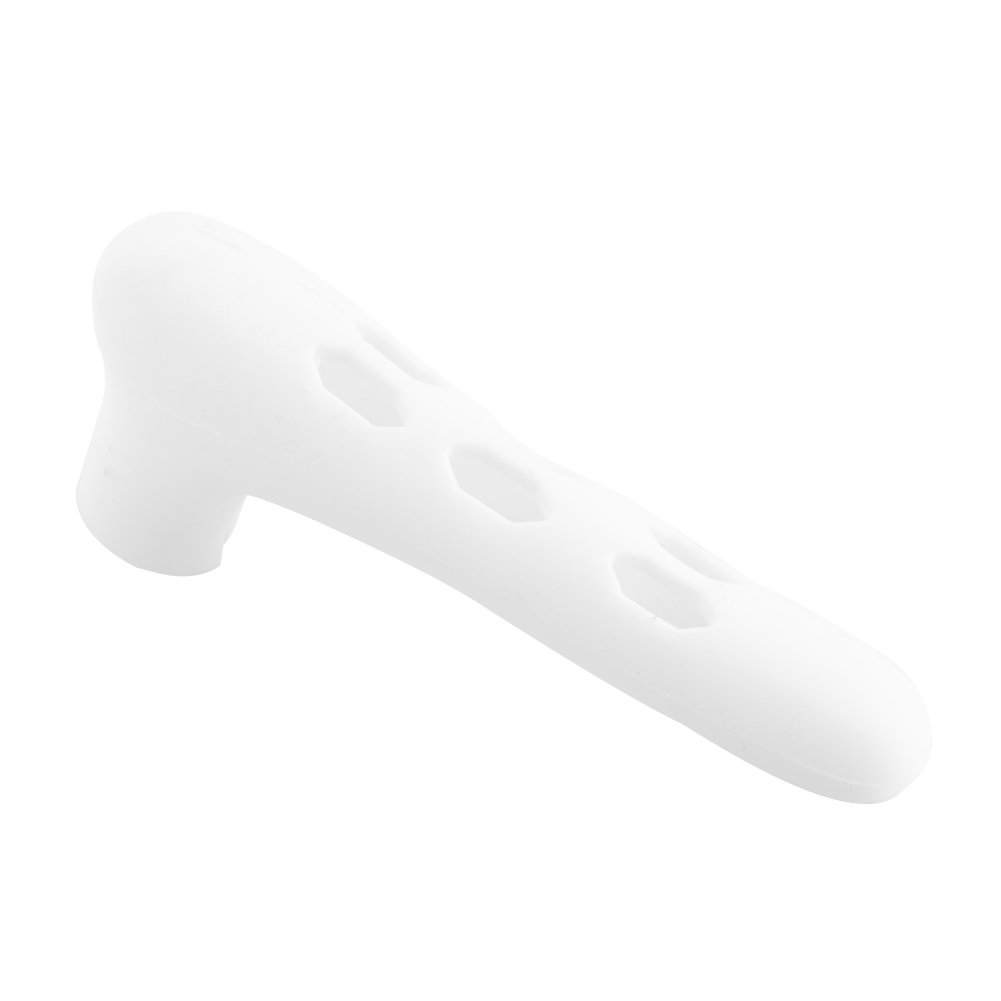 Zerodis Thicker Design Baby Safety Equipment Door Handle Cover Anti-Static Door Knobs Cover Prevents Injury to Children's Head and Adult’s Waist and HIPS,Safe Food Grade Silicone (White)