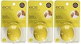EOS Smooth Lip Balm With SPF 15, Lemon Drop 0.25 oz ( Pack of 3)