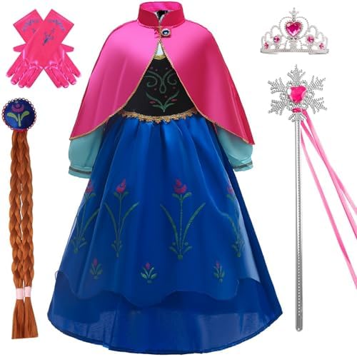 Amazon.com: Disguise Disney's Frozen Anna Coronation Gown Deluxe Girls  Costume, Medium/7-8 : Clothing, Shoes & Jewelry