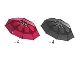 Gustbuster Metro Wind Resistant Umbrellas 2 Pack Bundle, Many Color Options Available