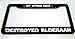 zeBrush Star Wars My Other Ride Destroyed Alderaan Custom License Plate Frame