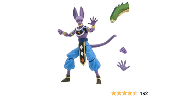 Amazon Com Dragon Ball Super Dragon Stars Beerus Figure Series 1 Toys Games