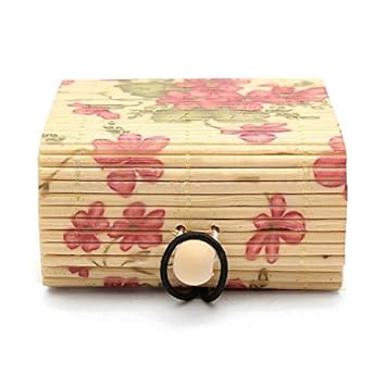 11 Colors Bamboo Wooden Jewelry Storage Boxes Ring Amazon In