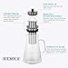 Aquach 34 Oz Cold Brew Coffee & Iced Tea Maker – Airtight Lid, Dishwasher Safe, Borosilicate Glass Caraf