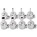 8pcs Stainless Steel Heat Resisting Nozzles for 850 852D 898 858 Hot Air Gun Soldering Station Nozzle Tips Tool