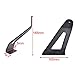 Omotor Upper Windshield Mounting Brackets for 84-01 Jeep Cherokee Xj Fit for 50inch Curved Light Bar