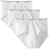 Fruit of the Loom Men's Brief 3 Pack, White, XXX-Large(Pack of 3)