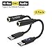 Pixel 2 Headphone Adapter-Type C to 3.5mm, 2 Pack of Liootech Hi-Res USB-C Male to Female Stereo Earphone Compatible Pixel 2/2 XL,Moto Z,HTC,Note 8,N9 S8 and More