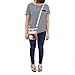 Small Clear Cross-body Messenger Bag - Multi Pocket - Long Adjustable Strap - NFL Stadium Approved