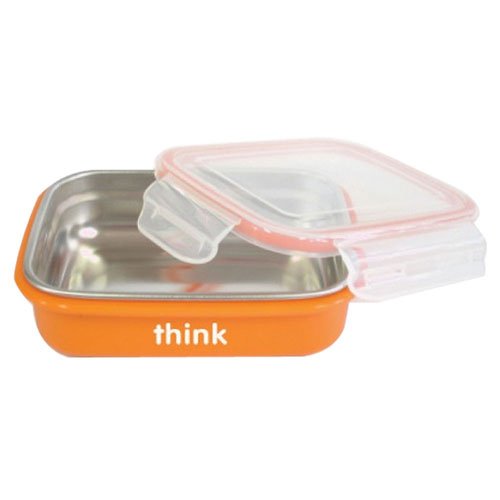 BENTO BOX,BPA FREE,ORNGE , Pack of 3