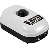 Sunlight Supply Eco Air 2 Adjustable Air Pump &mdash; 2 Outlets, 126 GPH, 3 Watts