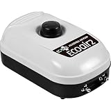 Sunlight Supply Eco Air 2 Adjustable Air Pump - 2 Outlets, 126 GPH, 3 Watts