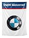 BMW Genuine Motorcycle Riding Bmw Logo flag Universal White