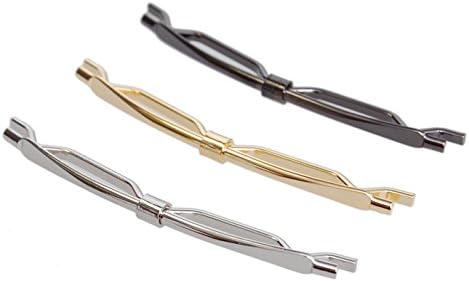 AMANOGAWA Men's Plate Collar Pin , Silver