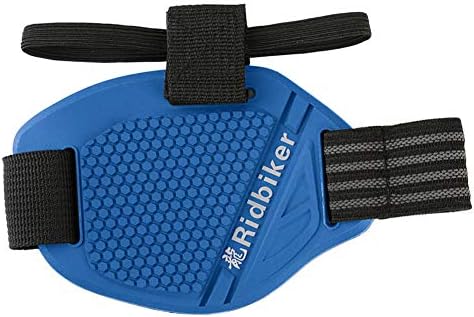 Ridbiker Motorcycle Motorbike Shift Pad Shoe Boot Cover Protective Gear (Blue Ⅱ)
