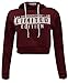 ZJ Clothes Womens Ladies First B Yourself Limited Edition Print Fleece Hoodie Crop Top