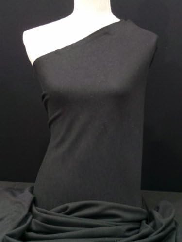 Tissus Jersey Extensible Noir Uni Pour Creer Des Vetements Vente Au Metre Amazon Fr Cuisine Maison