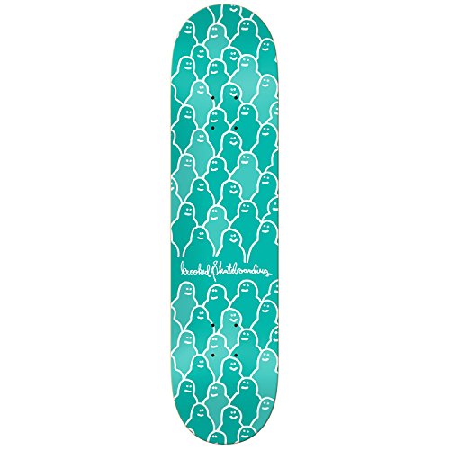 Krooked Skateboard Deck Krouded Green 8.06"