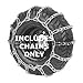20 X 800 X 8, 20X800X8, 20 x 800 X 10, 20X800X10 Tire Chains, For Lawn Tractors, Snow Blowers, Set of Two Chains