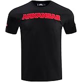 Pro Standard Men's University of Arkansas Classic Chenille Short Sleeve Tee Black M