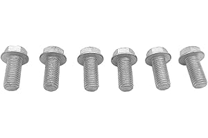 Vroelos 6pcs Flexplate Flywheel Bolts, LSOT00155 Transmission Flywheel Flexplate Bolts Fit for 1997-2013 GM LS Engines LS1 LS2 LS3 4.8L 5.3L 6.0L 11569956 19257940 330-2802 551926