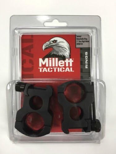 Millett Tactical 1-Inch AR Tactical Rings, Extra High Height