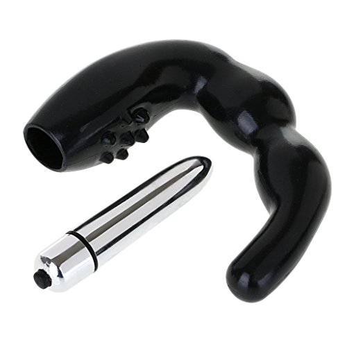 PiaoL Male C-Type Electric Anal Plug Prostate Stimulator Sex Massager Anal Vibrator