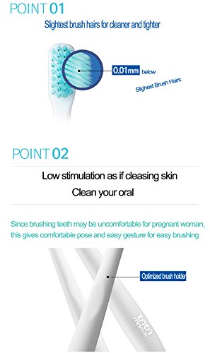 tntn mom's ultra-fine grain toothbrush for pregnant with clean oral health care gbsa