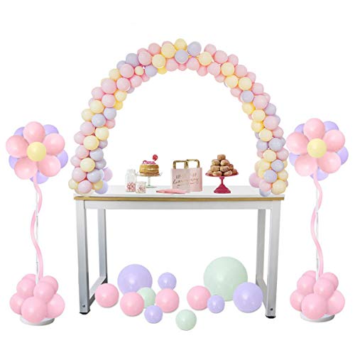 Table Balloon Arch Kit, Balloon Column Stand Kit Base and Pole for Birthday, Wedding Event, Christmas, Graduation Party by QIFU (Balloon Arch Kit)