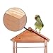 MCombo 70inch Outdoor Aviary Bird Cage Wooden Vertical Play House Pet Parrot Cages with Stand 0011thumb 4