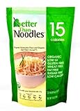 Better Than Noodles, Organic, Vegan, Gluten-Free, Non-GMO, Konjac, Shirataki Noodles 14oz. (6 pack/84 oz.)