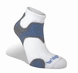 Bridgedale Women's CoolFusion Run Speed Diva Socks, Grey/Blue, Large