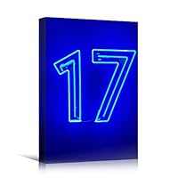 Canvas Wall Art Light Quotes Bedroom Industrial Inspirational Modern Art Multicolor Neon Photography Quotes Urban - 12x18 inches