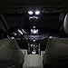 Partsam White Interior LED Light Package Kit Replacement Bulbs with Pry Bar Tool Compatible with Dodge Ram 1500 2500 3500 2009-2015 (7 Pieces)