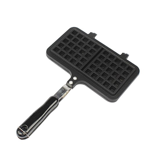 Click Here to See More Images KEHUASHINA Non-stick 2 Pieces Waffle Bread Mold Mould Baking Pan Cake Maker Press Plate