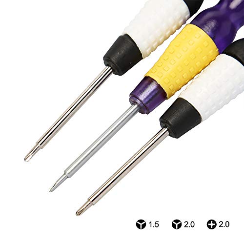 UPDATED Triwing Screwdriver Set, E·Durable Professional GameBit Tool Kit for Nintendo Game Cartridge - Nintendo Switch 3DS Wii WiiU NES SNES DS Lite GBA Gamecube,ETC (Gamebits Set 1) - Thumbnail 2