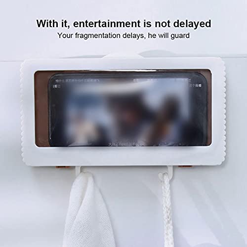 Wmbzxh Wall Mount Shower Phone Holder Waterproof Shower TV Case for