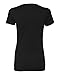 Next Level Ladies' CVC Deep V 2XL BLACK