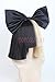 Half Blonde and Black 2 Tone Hair Short Straight Cosplay Costume Wig for Women (wig and bow)