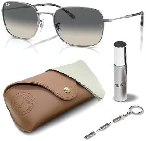 Amazon.com: Ray-Ban Unisex RB3706 Square Sunglasses, Gold/Gradient