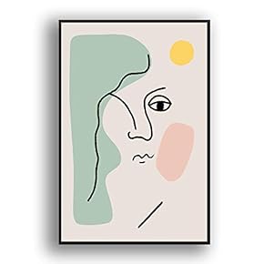 Framed Canvas Wall Art for Living Room,...