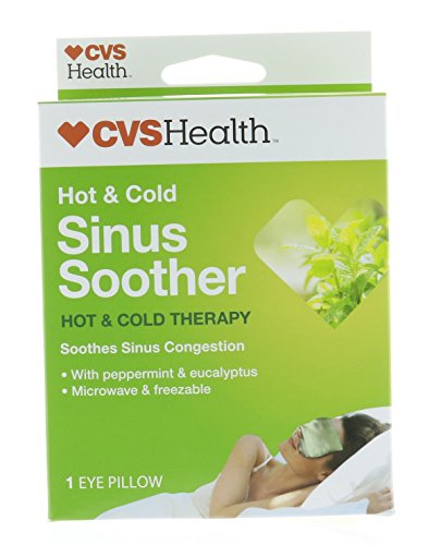 Pack 2 CVSHealth Sinus Soother Hot & Cold Therapy, Two-Tone Sage/Chocolate Brown, Soothers Sinus Congestion - Thumbnail 3