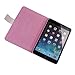 IKASEFU(TM) PU Leather Folio Case Protective Book Style Flip Cover Bling Case with Stand and Rhinestone Compatible with iPad Mini with Retina Display/iPad Mini 2(2013 Release) (Butterfly Fairy)