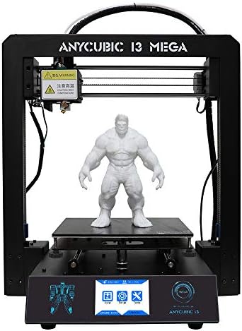 TRIGORILLA ANYCUBIC I3 Mega 3D Printer All Metal Printing with Patented Ultrabase Heated Bed for 1.75mm Filament PLA/ABS/HIPS/Wood