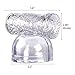 Massage Accessories Massager Accessories Set for Men Silicone- Two Different Styles (Clear)
