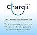 Chargii White Portable Battery Charger Built in Cable Compatible with iPhone Compatible Wall Plug AC Adapter USB-C + 2 USB Ports, Compact External Powerbank Cell Phone Compatible with iPhone, Android