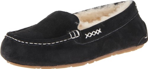 Old Friend Women's Bella Moccasin, Black, 8 M US