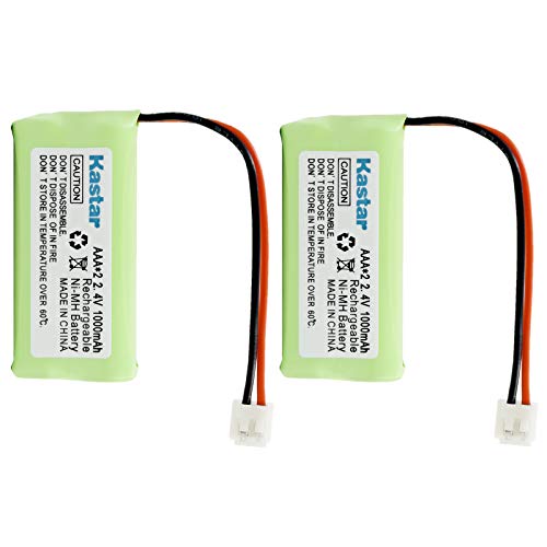 Kastar Battery (2-Pack) Replacement for AT&T BT8001 / BT8000 / BT8300 / BT184342 / BT284342 / BT18433 / BT28433 / BT-1011 / BT-1022 / BT-1031/89-1335-00/89-1344-01 / BATT-6010 / CPH-515D