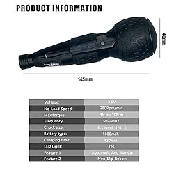 SHENHAOXU 3.6V Cordless Electric Screwdriver