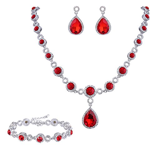 Brilove women s fashion wedding bride crystal infinity …